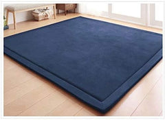 V-mix reversible weaving play mat side view with dual textures