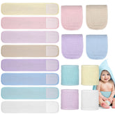 Vabean 8-piece baby belly band pack in eight colors for daily comfort.