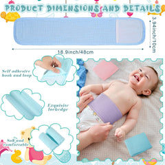Vabean soft cotton belly band close-up showing breathable fabric.