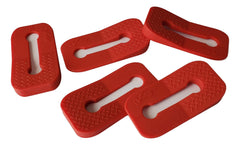 Vadiff gas stove knob locks assembled in red for safety