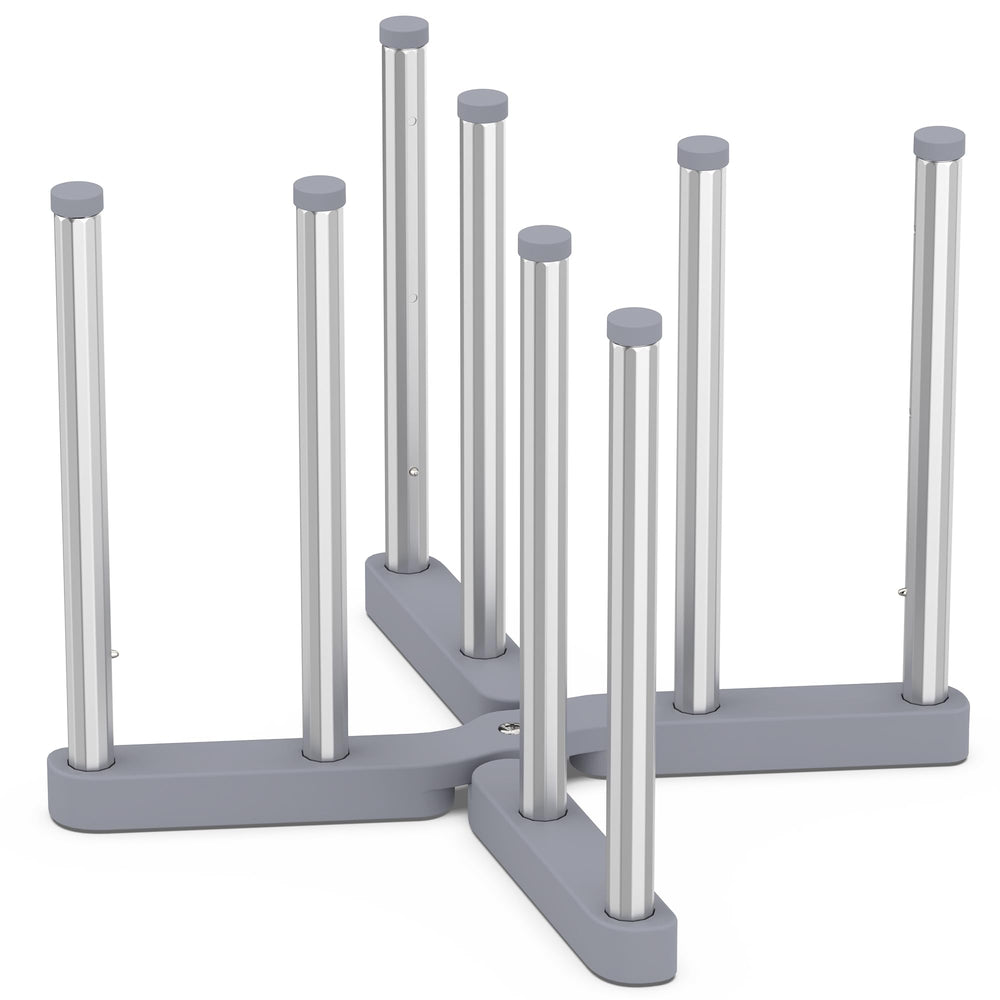 VAEKUCEAN bottle drying rack folded for compact storage.