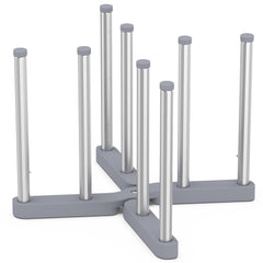 VAEKUCEAN bottle drying rack folded for compact storage.