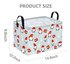 VAIVUSTO collapsible nursery hamper folded for compact storage and travel.