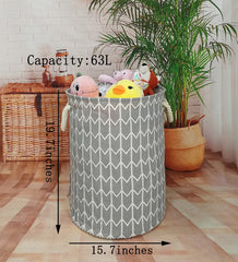 VAIVUSTO round laundry basket in kid room showing easy-care organization
