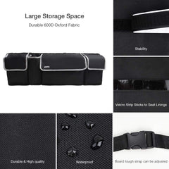 Vakeen four-pocket organizer keeps toys, drinks, and accessories within easy reach.