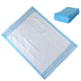 Vakly disposable underpad 25-pack flatlay shows broad coverage for beds and furniture protection