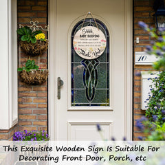 Valucise front door decor wooden sign—enhances curb appeal and welcoming entry.