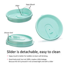 Valueder ear-handle toddler cup features easy-grip design for little hands learning self-feeding.