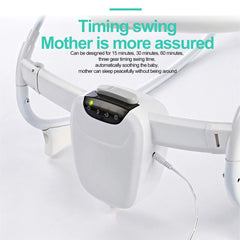 Vannetgo 3-in-1 baby bouncer seat mode provides curious newborn seating