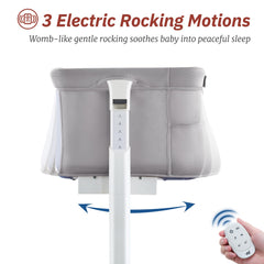 VaVaSoo bedside sleeper without guardrail for nighttime feeds.