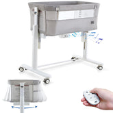 VaVaSoo electric bassinet rocking motion for calmer sleep.