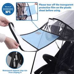 Vaxaape baby stroller mosquito net mesh closeup showing bug protection