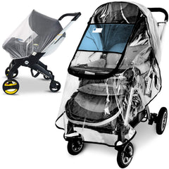 Vaxaape stroller rain cover folded compact for easy carry