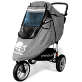 Vaxaape stroller rain cover universal-fit over a stroller showing broad protection and flexibility