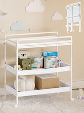 VBABY foldable-changing-table-folded-design saves space for small nurseries.