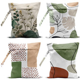 VBCVBGFH 4-pack wet bags flatlay for travel organization