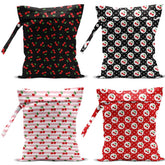 VBCVBGFH wet bag 4-pack flatlay for organized travel storage with wet bags