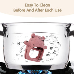 Vbglmya groundhog teether can be boiled for sterilization