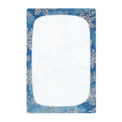 Vdsrup crib sheet S-size 39x27x5in displayed for compact playard compatibility.