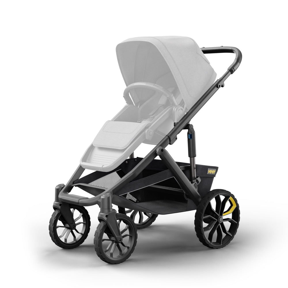 Veer Switchback & Roll frame collapsible mechanism for compact storage.