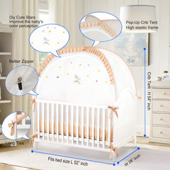 VEIZXUN baby tent travel-friendly with compact fold for outings
