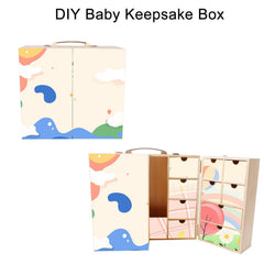 Vencer 14 compartment storage keeps baby mementos organized