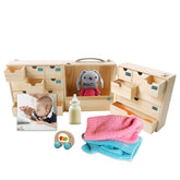 Vencer DIY Baby Keepsake Box with 17 compartments organizes memories for easy retrieval