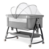 venowu bedside crib 3in1 rocking bassinet shows versatile sleep beside you for caregivers