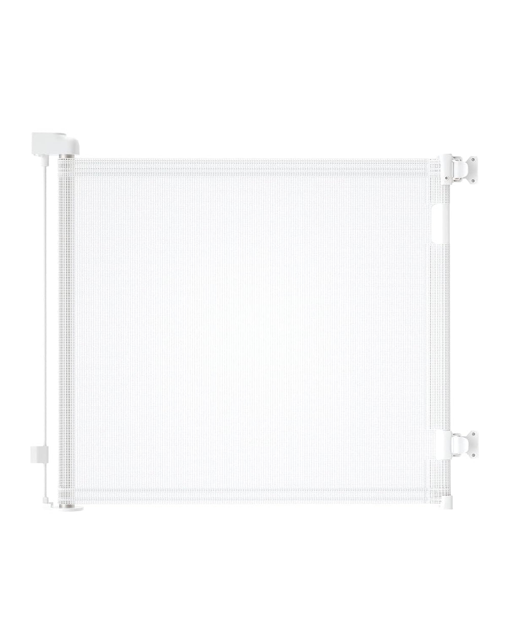 Veraste Retractable Gate doorway setup shows easy installation for busy households.