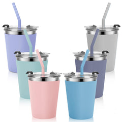 Vermida Kids Cups with leak-proof lids provide spill-free travel for toddlers.