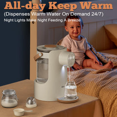 Veroline 2L detachable glass tank enables easy daily refills and cleaning.