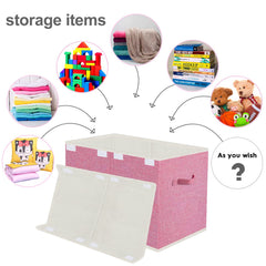 VERONLY toy storage box with open lid offers quick access for cleanup and playtime.