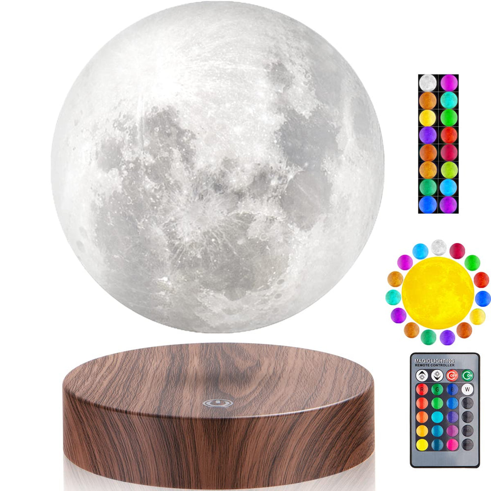 VGAzer levitating moon lamp in midair creates an eye-catching centerpiece.