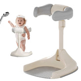VGIUB baby shower stand with ergonomic backrest supports comfortable toddler bathing.