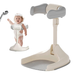 VGIUB baby shower stand with ergonomic backrest supports comfortable toddler bathing.
