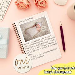 Vichona wooden milestone set as a thoughtful new parent gift