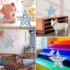 Vicila star night light for baby room creates calming glow during naps.