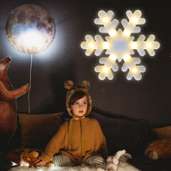 Vicila Snowflake bedroom decor idea offering soft ambient lighting