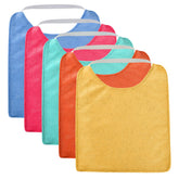 Vicloon baby bibs 5pc pack - colorful set protecting outfits from drool.