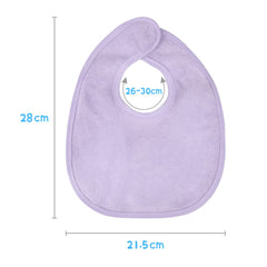 Vicloon Baby Bibs soft terry fabric closeup highlights gentle skin touch.