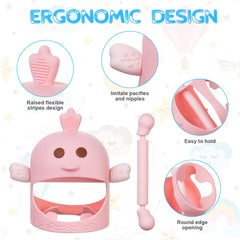 Vicloon mitten fits baby hand, easy freezer relief for fussiness.