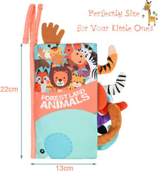 Vicloon soft cloth book squeaky-page invites interactive play and focus.