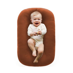 Vicorise baby lounger cover in soft cotton for gentle newborn comfort.