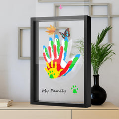 VidwanHome wooden frame closeup in black finish for elegant display.