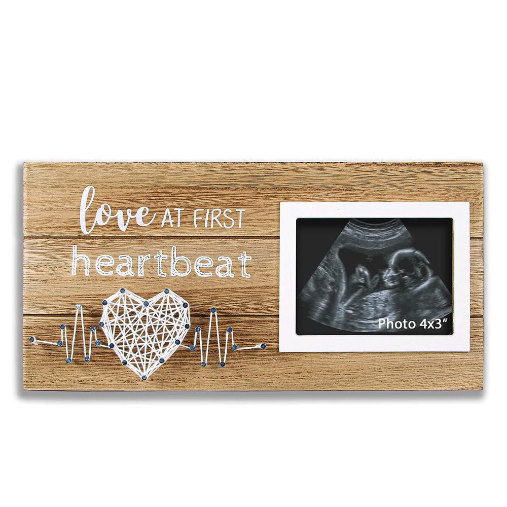 VILIGHT Love at First Heartbeat frame wall hanging for ultrasound memories
