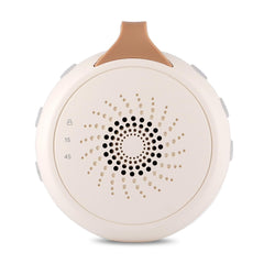 VIPDEER baby sound machine side view showing compact travel-friendly design for on-the-go use