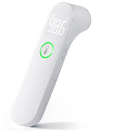 Viproud thermometer front view shows a sleek non-contact design for hygienic checks.