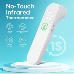 Viproud thermometer LED display enables easy reading in low light for all ages.