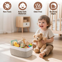 VIRETH HAUS changing table baskets for baby essentials at arm's reach
