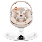 Viriwebaby baby swing remote-control for easy soothing.